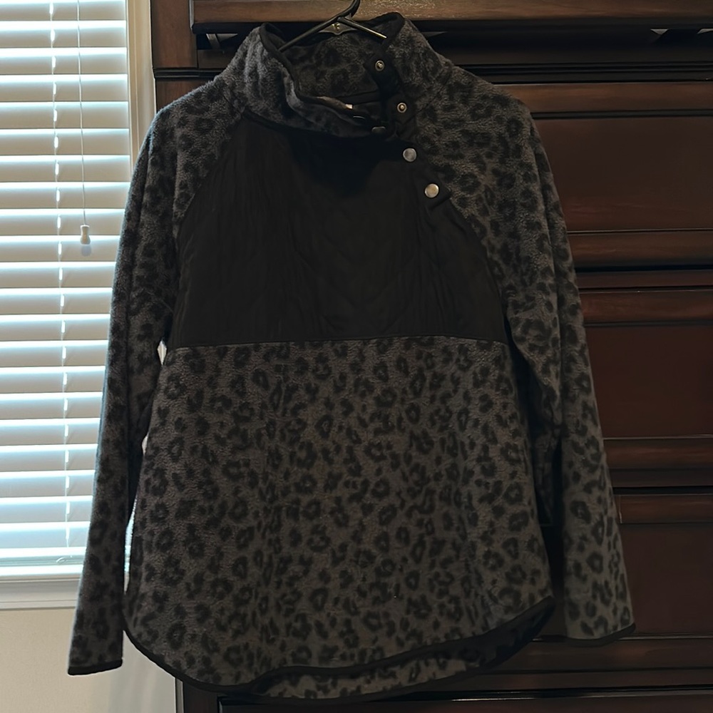 J. Crew quilted pullover